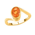 Salamanca Feueropal-Ring, 925 Silber Vergoldet  ca. 0,83 ct image number 3