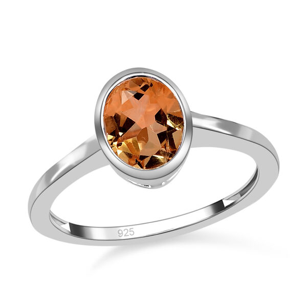Citrin Ring, 925 Silber (Gr&ouml;&szlig;e 16.00) ca. 1,21 ct image number 4