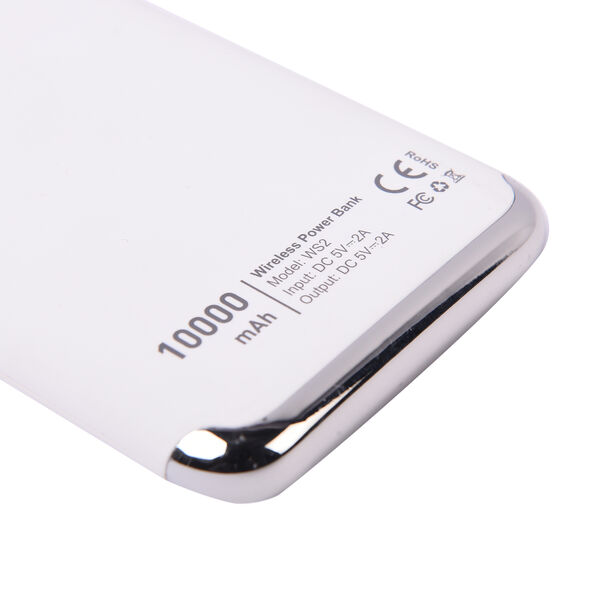 Kabellose PowerBank mit Bildschirmanzeige, 10000mAh, weiß image number 7