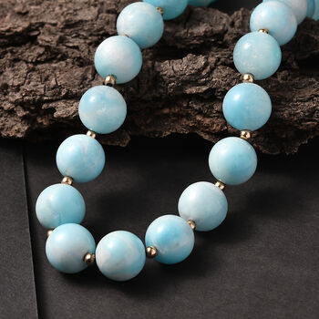 Hemimorphit 45+5cm Halskette - 400 ct.