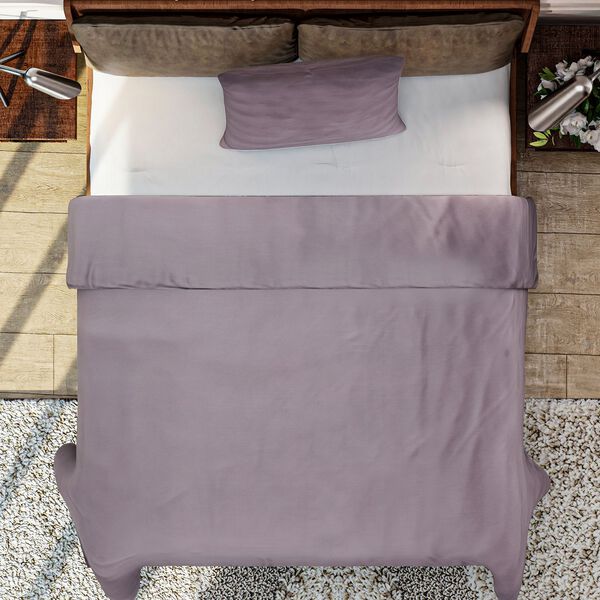 Kupferinfundierte Bettw&auml;sche - 2-teiliges Set, lila image number 12