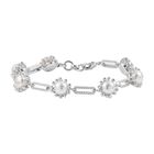 Süßwasser Perle (7.5-8 mm)Armband ca. 19 cm Messing