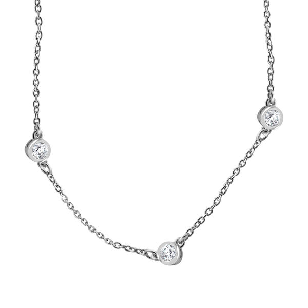 LUXURIANT DIAMOND- Labor Diamant Schmuckset, 925 Silber platiniert image number 10