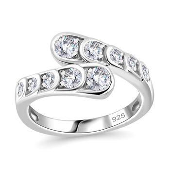 Moissanit Ring, ca. 0,77 ct