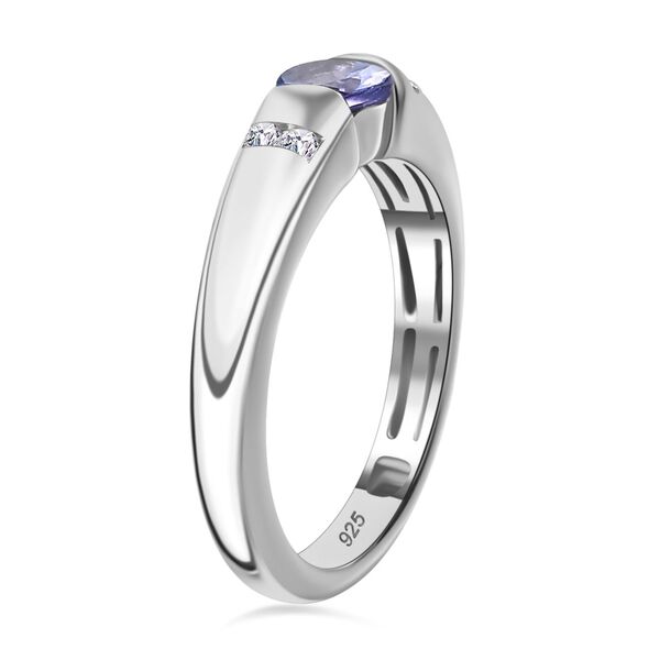 AA Tansanit und Zirkon Ring- 0,39 ct. image number 5