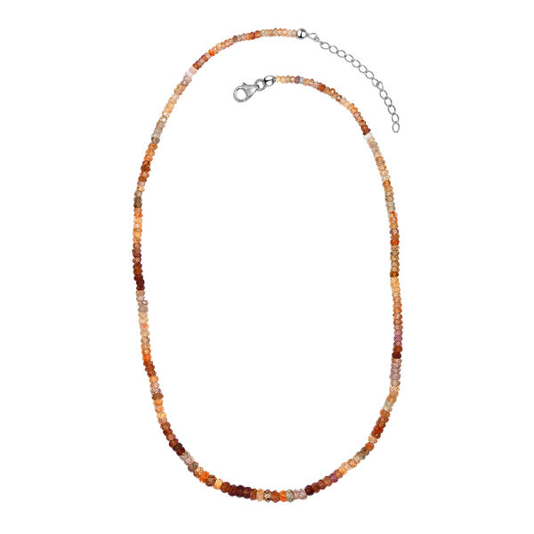 Goldene Zirkon-Halskette, 45 cm - 72 ct.