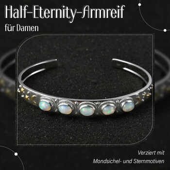 AA Nat&uuml;rlicher, &auml;thiopischer Welo Opal-Armreif -19 cm  - 2,69 ct.