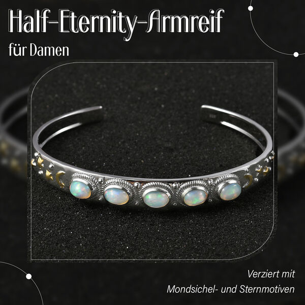 AA Natürlicher, äthiopischer Welo Opal-Armreif -19 cm  - 2,69 ct. image number 2