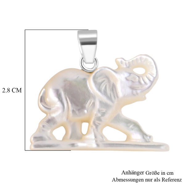 Perlmutt Anh&auml;nger 925 Silber image number 5