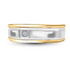 Diamant Ring 925 Silber Bicolor image number 0