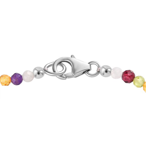 Mehrfarbiges Edelstein-Armband,  19 cm - 10,50 ct. image number 4