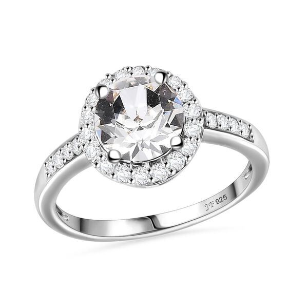 J Francis gefertigt mit SWAROVSKI- Swarovski Kristall Schmuckset, 925 Silber platiniert image number 5