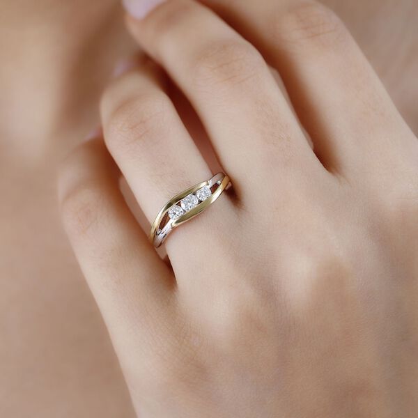 Moissanit Ring - 0,36 ct. image number 3