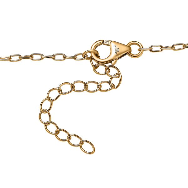 LUXURIANT DIAMOND - Lab Grown Roter Diamant SI, Lab Grown Diamant Halskette ca. 45 cm 925 Silber 750 Gelbgold vermeil ca. 0,11 ct. image number 4