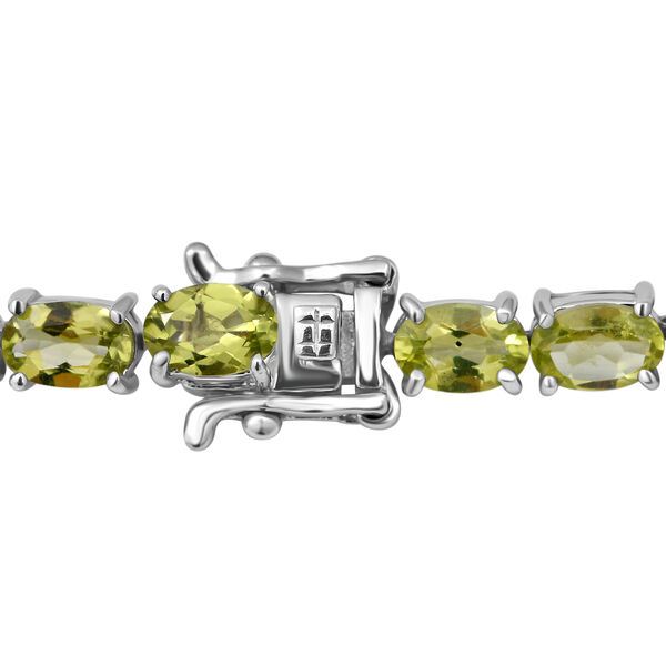 Peridot Armband in Silber, 13,50 ct. image number 2
