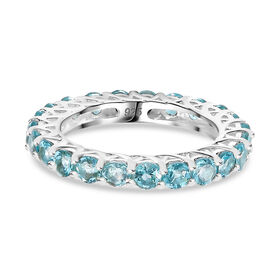 Blauer Apatit-Ring - 3,14 ct.