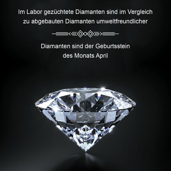 LUXURIANT SGL zertifizierter VS Labor Diamant Ring in 585 Wei&szlig;gold - 1 ct. image number 8