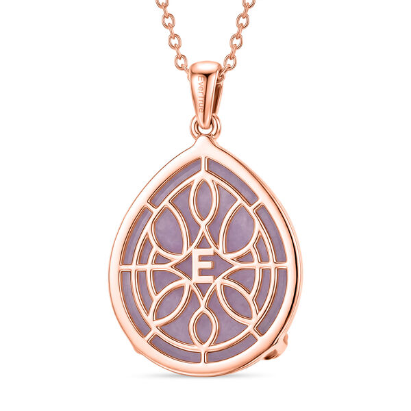 EverTrue Kunzit Anh&auml;nger mit 50cm Kette - 35,83 ct. image number 4