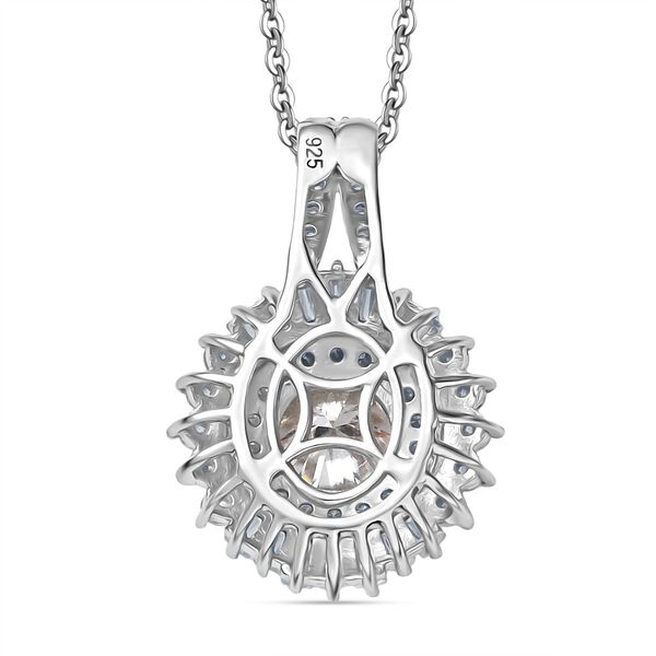 Moissanit Anhänger mit 50cm Kette - 1,96 ct. image number 3