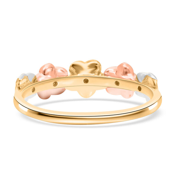 Dreifarbiger Diamant-Ring image number 6