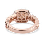 Natürlicher Äthiopischer Opal und Zirkon Ring 925 Silber Roségold-Überzug image number 5
