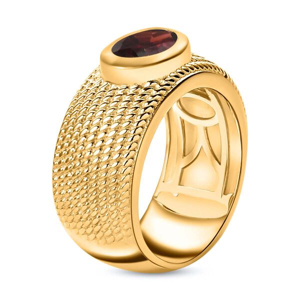 Orissa Rose Granat Ring Messing (Größe 17.00) ca. 1,41 ct image number 5