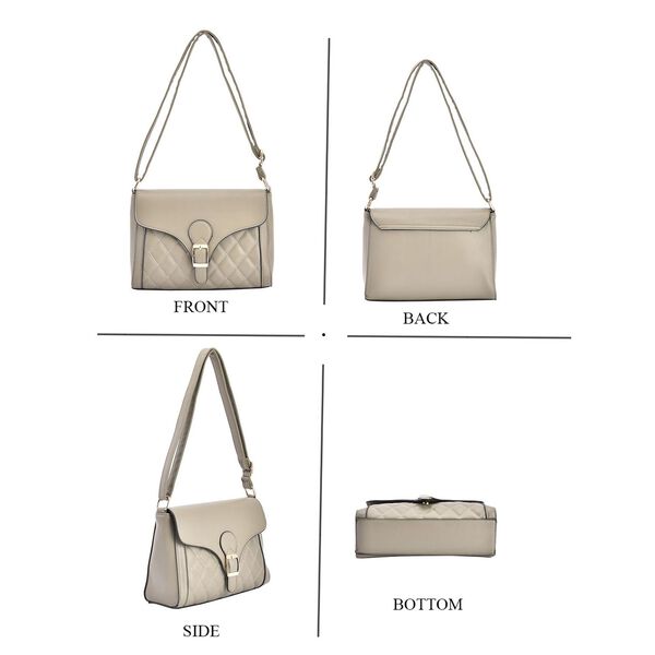 Umhängetasche aus Kunstleder, Grün image number 4