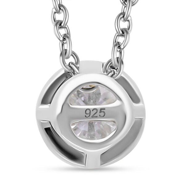 LUXURIANT Labor VS Diamant-Anhänger mit 50cm Kette, 925 Silber platiniert- 0,25 ct. image number 6