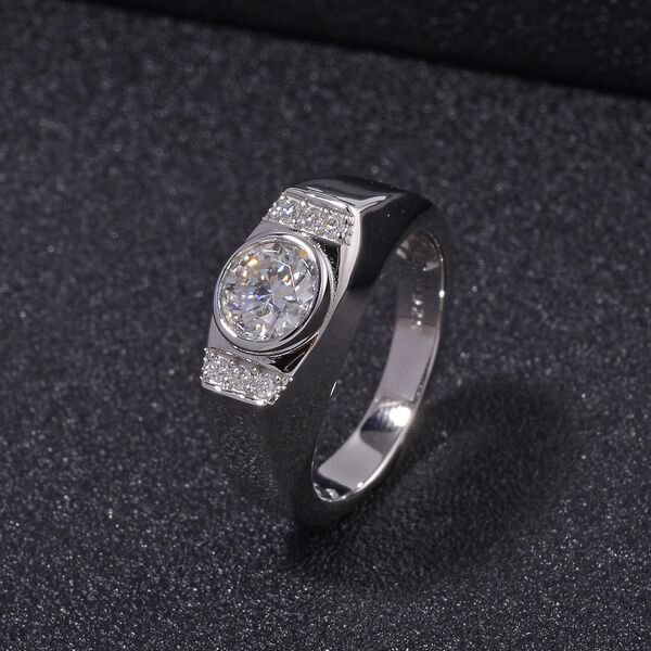 Moissanit Ring - 1,09 ct. image number 1