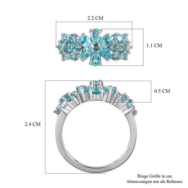 Blauer Apatit Ring, ca. 2.31 ct. image number 7