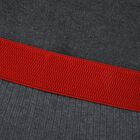 Modischer Gürtel mit Metallschnalle, Größe 4x75 cm, gewebt, Rot image number 5