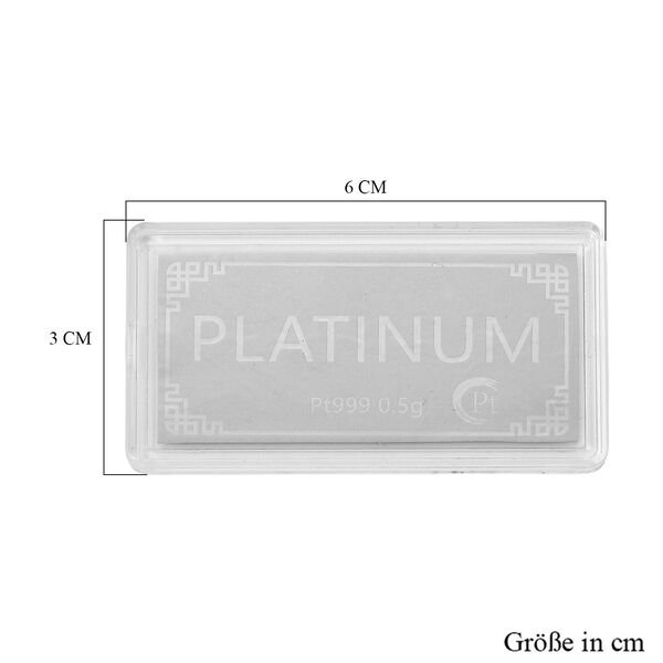 999 Platin Bar, 500 mg image number 5
