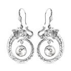 Royal Bali - Moissanit Elefant Ohrringe 925 Silber ca. 1.64 ct