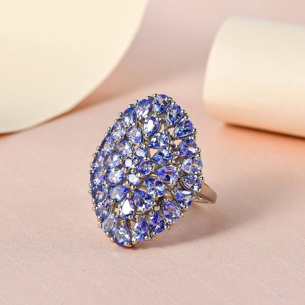 Tansanit Cocktail Ring - 4,76 ct. image number 2