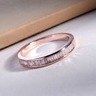 Natürlicher, rosa Diamant-Ring, I2-I3, 375 roségold  ca. 0,33 ct image number 1
