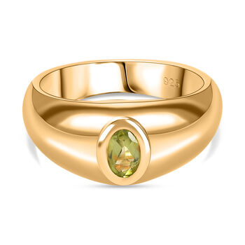 AA Nat&uuml;rlicher Peridot Ring - 0,41 ct.