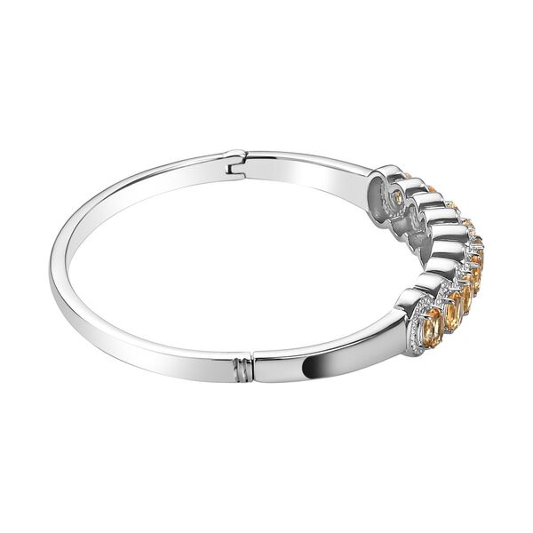 Citrin Armreif ca. 19 cm Edelstahl ca. 3.81 ct image number 3