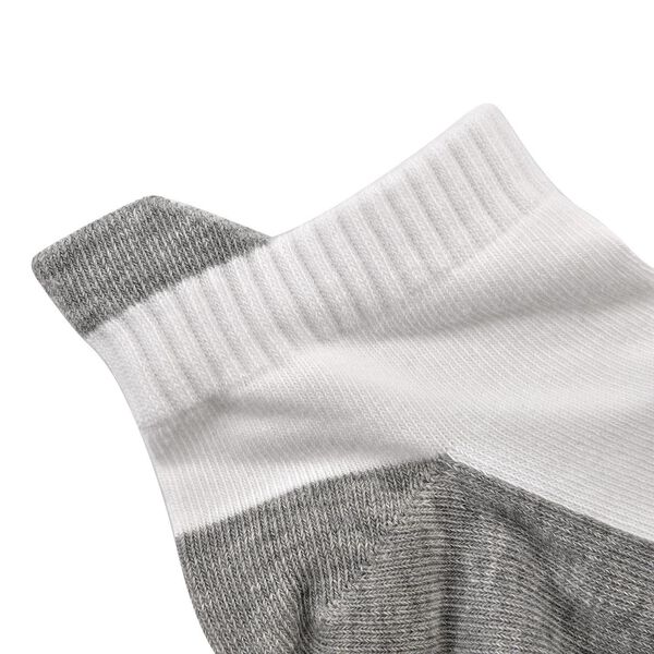 4er-Set Kupferfaser-Kompressions-Strumpfe, Antibakteriell und Anti-Geruch, S/M (36-40), Wei&szlig; und grau image number 6