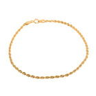 VICENZAORO ANGEBOT - Kordel Armband, 585 Gold ca. 19 cm