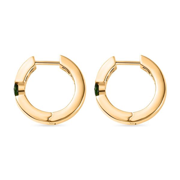 Nat&uuml;rliche Chromdiopsid-Ohrringe - 0,58 ct. image number 4