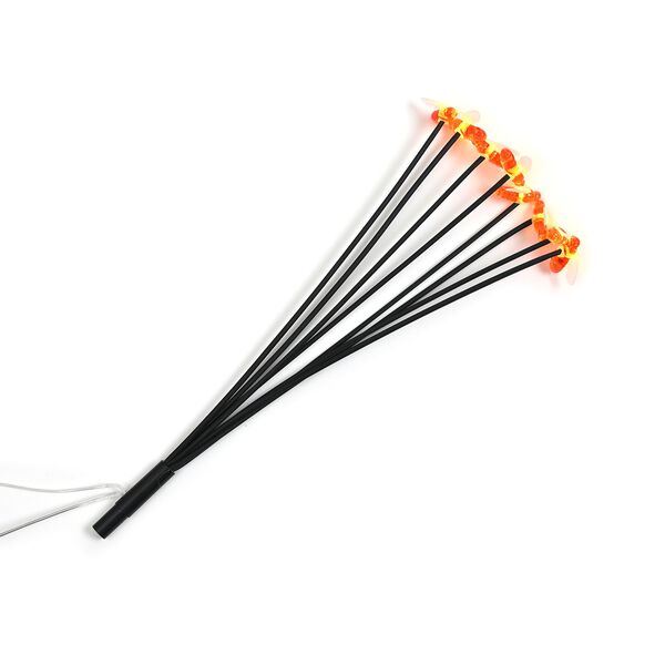 Set aus 4 solarbetriebenen Gartenlichtern im Glühwürmchen-Design, 8 Lichtmodi, 70 cm image number 4