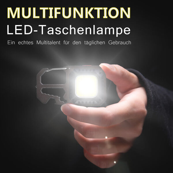 Multifunktions-LED-Taschenlampe und Notfallwerkzeug image number 4