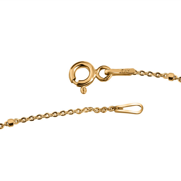 2er-Set Diamantschliff-Ketten mit Würfeln, 45cm image number 3