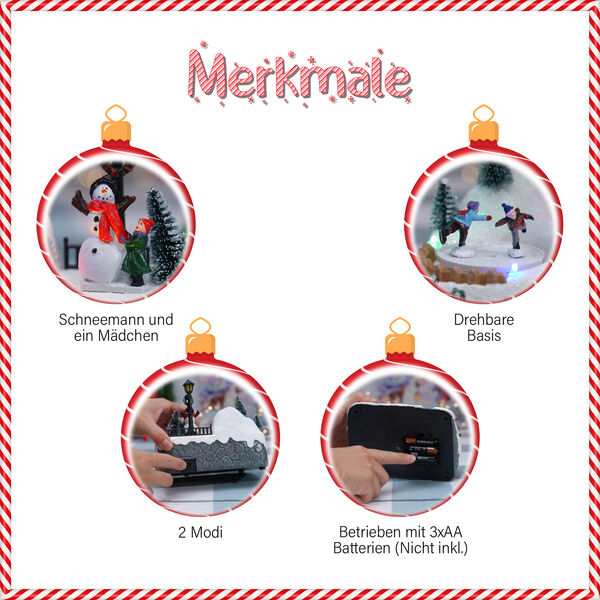 LED-Musikbox Karussell im Weihnachtsdesign image number 13