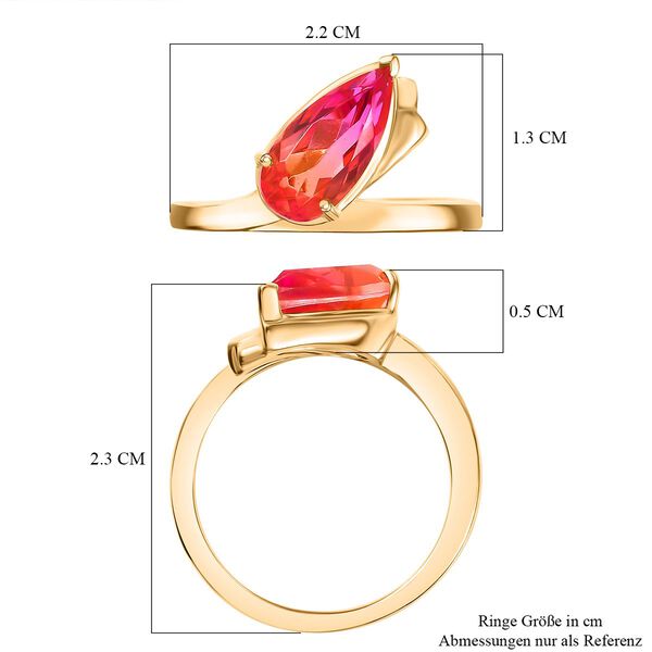 Sunset Triplett Quarz Ring, ca. 2,05 ct. image number 7