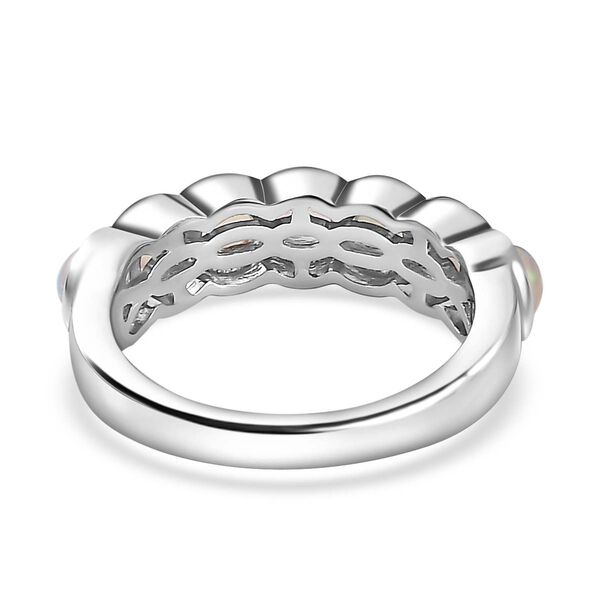 AA Natürlicher, äthiopischer Welo Opal Ring 925 Silber rhodiniert (Größe 17.00) ca. 1,23 ct image number 6