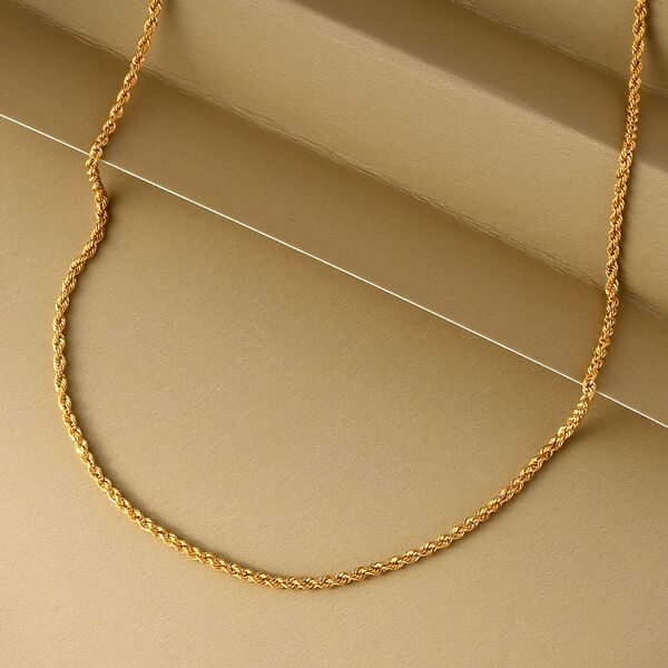 Kordelkette 45cm in 916 Gelbgold image number 3