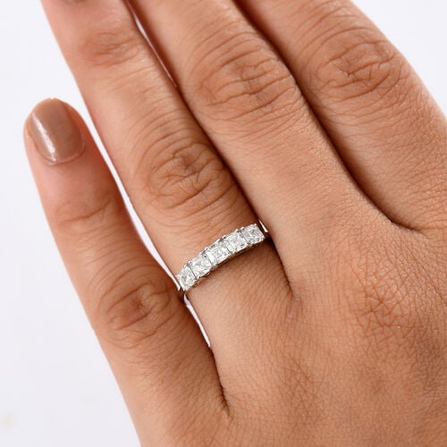 LUXURIANT DIAMOND - Lab Grown Diamant VS Ring 950 Platin (Größe 17.00) ca. 1.05 ct image number 3