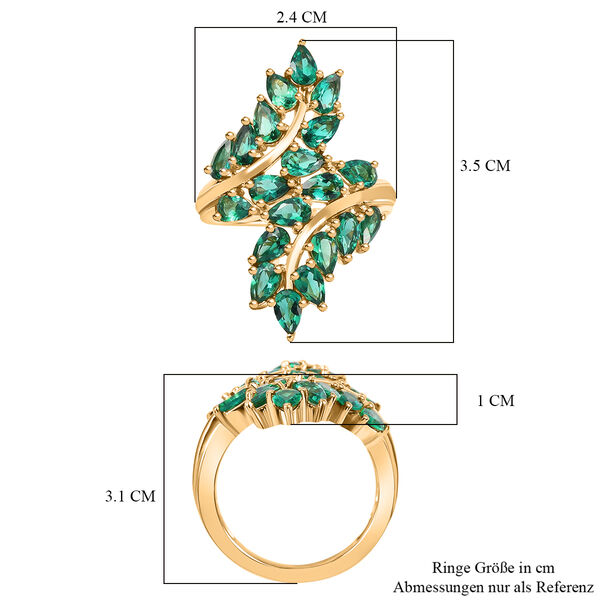 Labor Smaragd Ring - 3,62 ct. image number 7