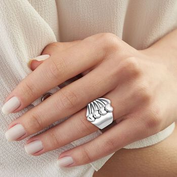 925 Silber Ring (Gr&ouml;&szlig;e 18.00) ca. 5,25g